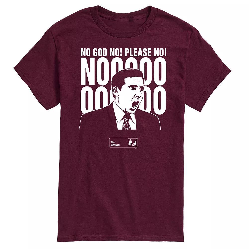 Mens The Office No God Please No Tee Product Image