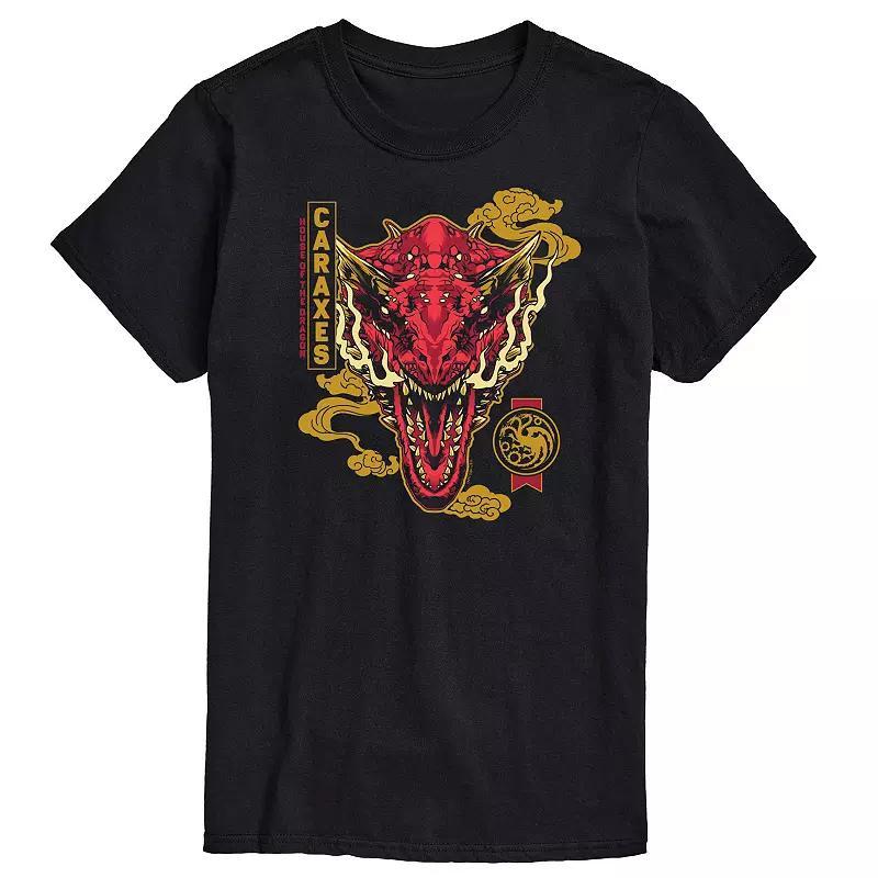 Mens House Of Dragon Caraxes Badge Graphic Tee Blue Product Image