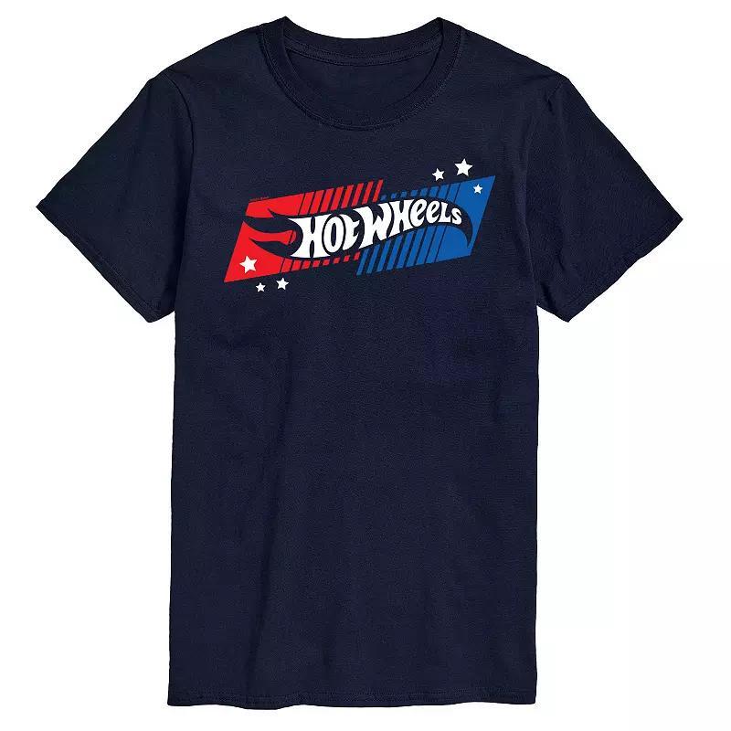 Mens Hot Wheels Pride Wheels Tee Blue Product Image