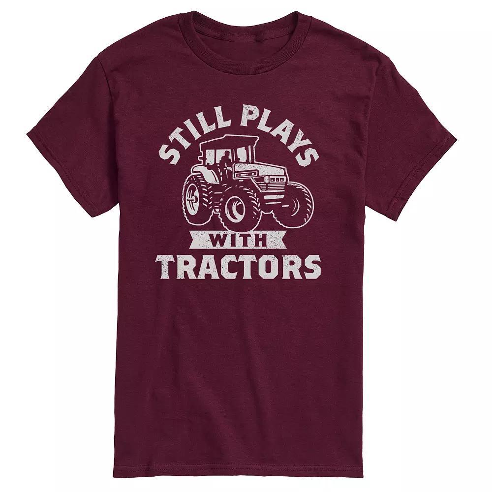 Mens Still Plays with Tractors Graphic Tee Product Image