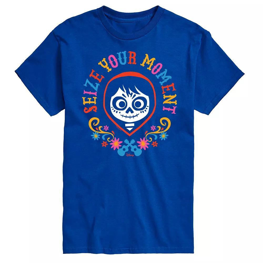 Disney's Coco Big & Tall Seize Your Moment Graphic Tee, Men's, Size: 3XL Tall, Royal Blue Product Image