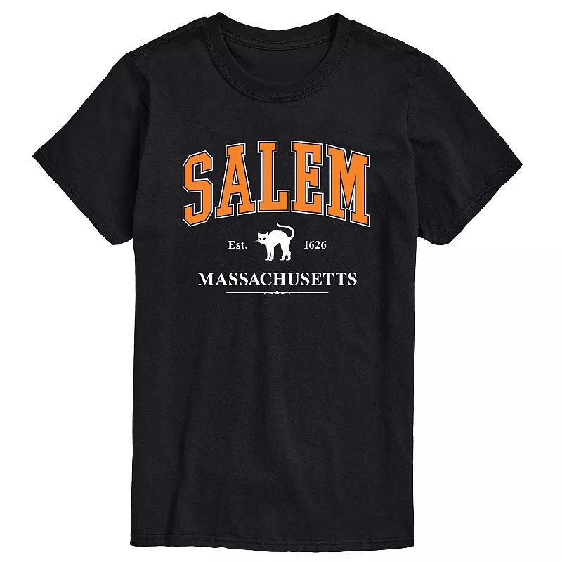 Big & Tall Collegiate Salem Massachusetts Graphic Tee, Mens Product Image