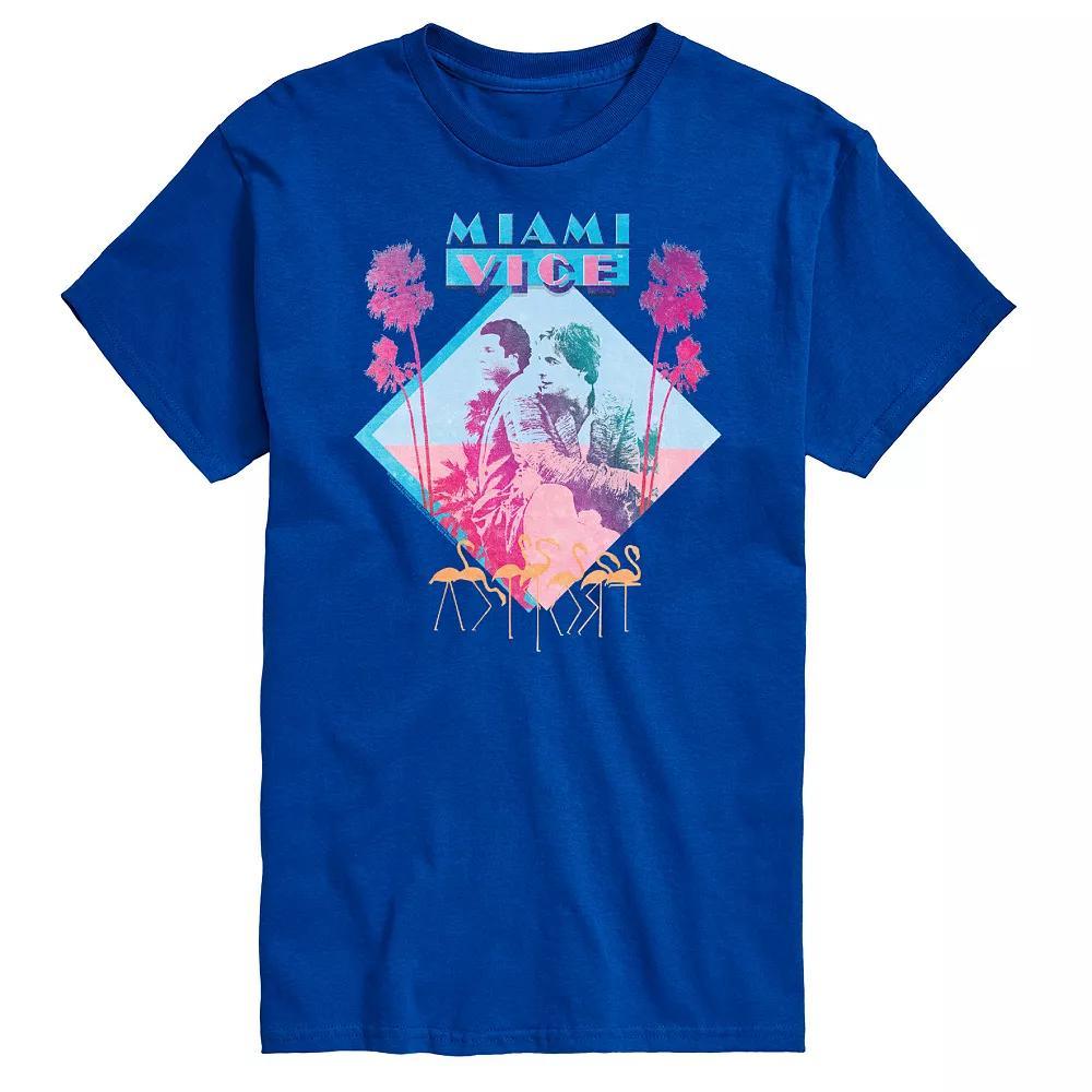 Big & Tall Miami Vice Graphic Tee, Mens Product Image
