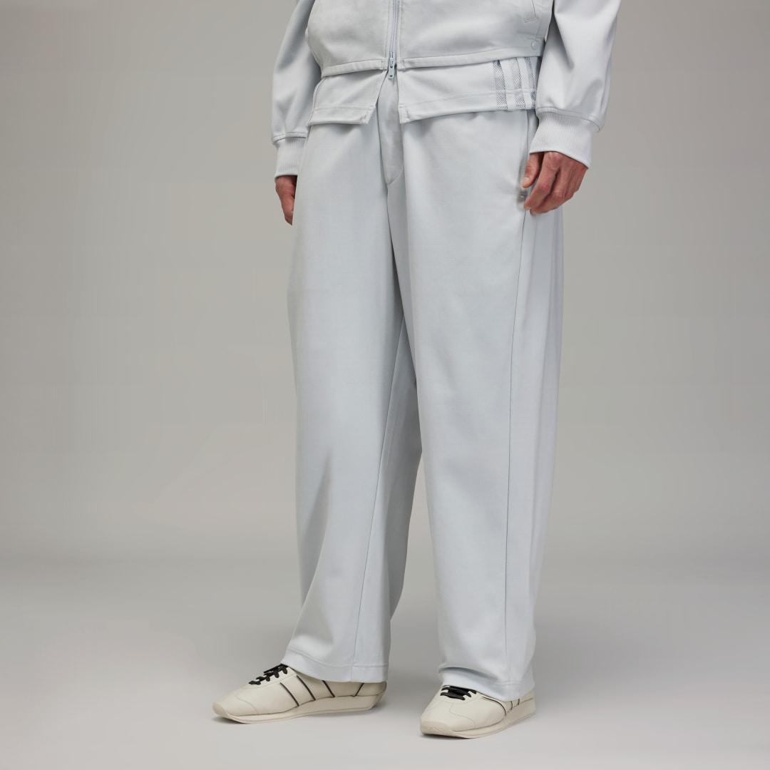 adidas Y-3 Mesh Stripes Track Pants Clear Grey XL Mens Product Image