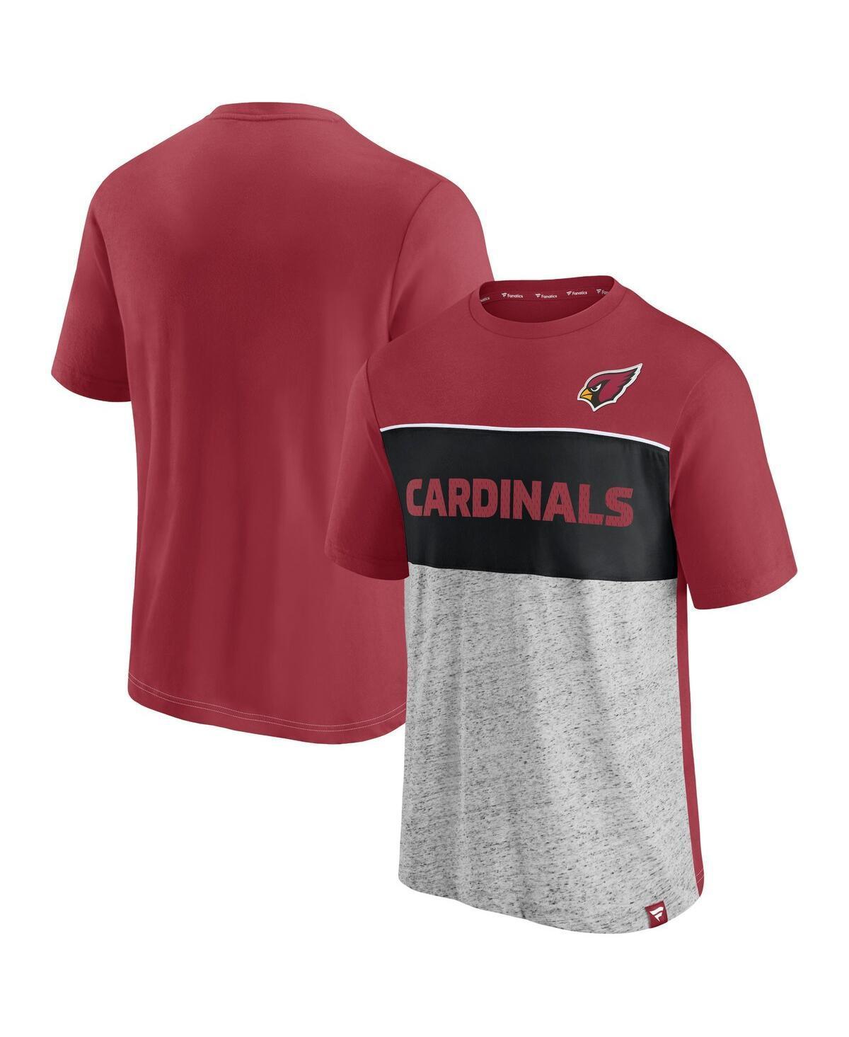 Men's Fanatics Red Atlanta Falcons Colorblock T-Shirt, Size: 2XL Product Image