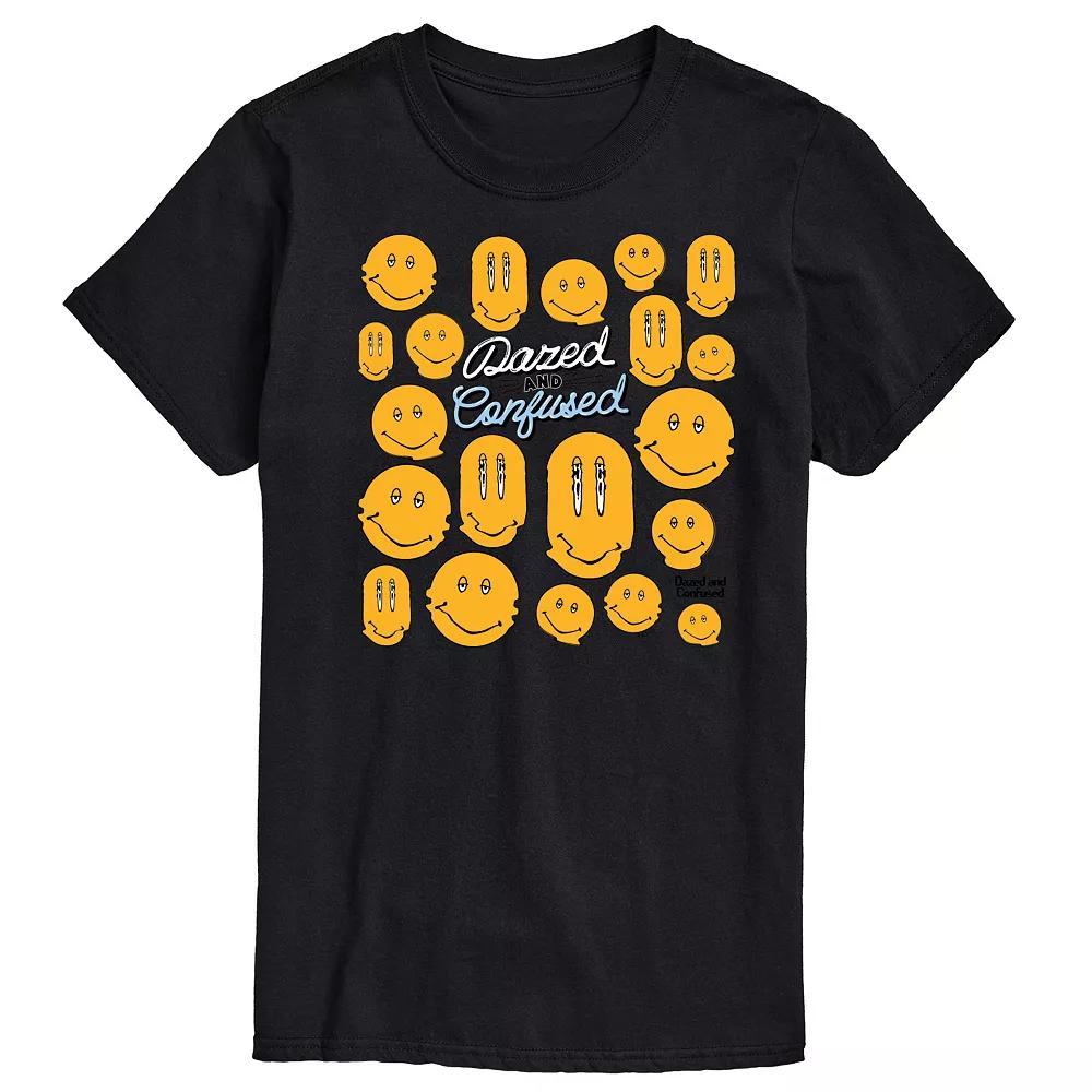 Mens Dazed and Confused Smiley Face Graphic Tee Product Image