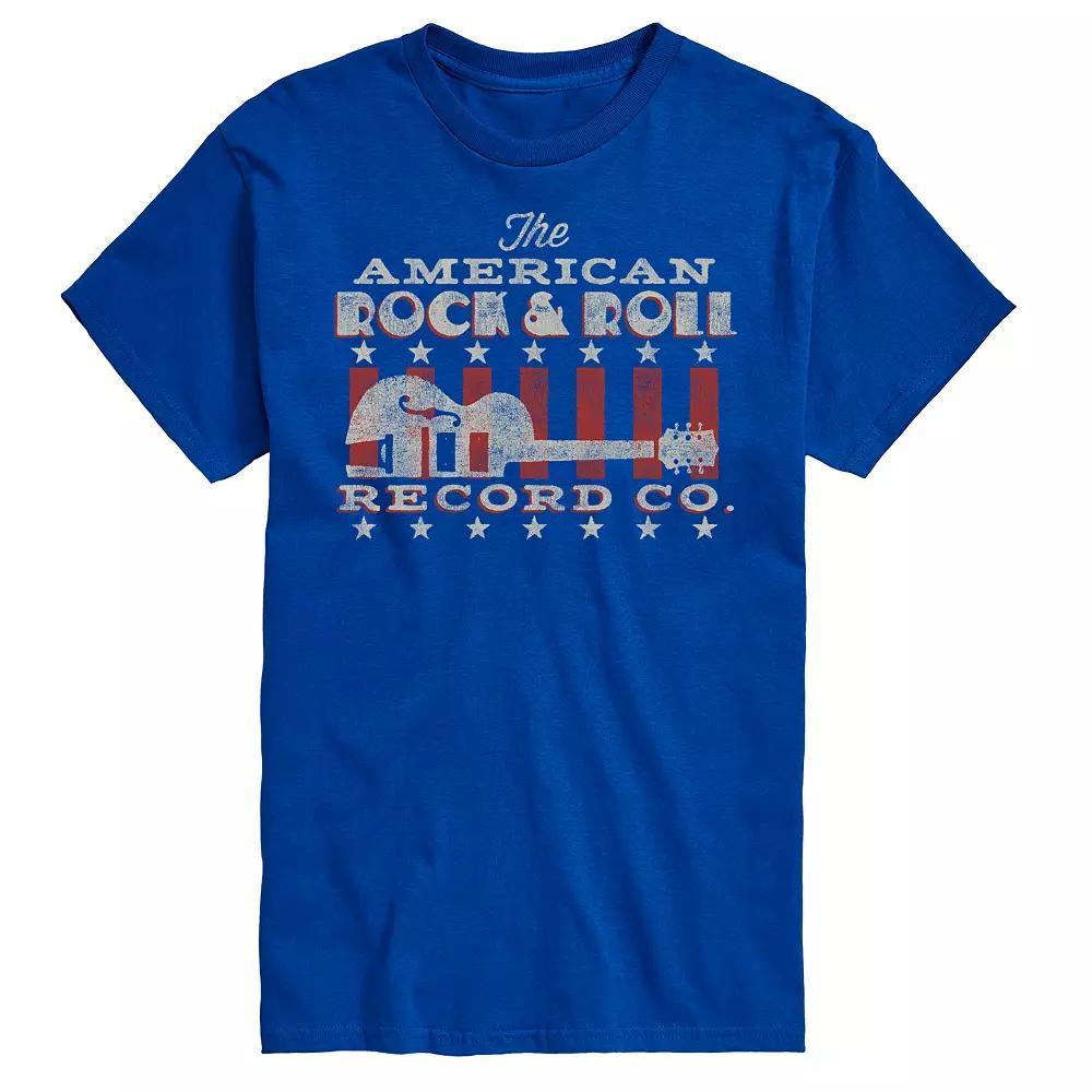 Big & Tall American Rock Tee, Men's, Size: XL Tall, Blue Product Image
