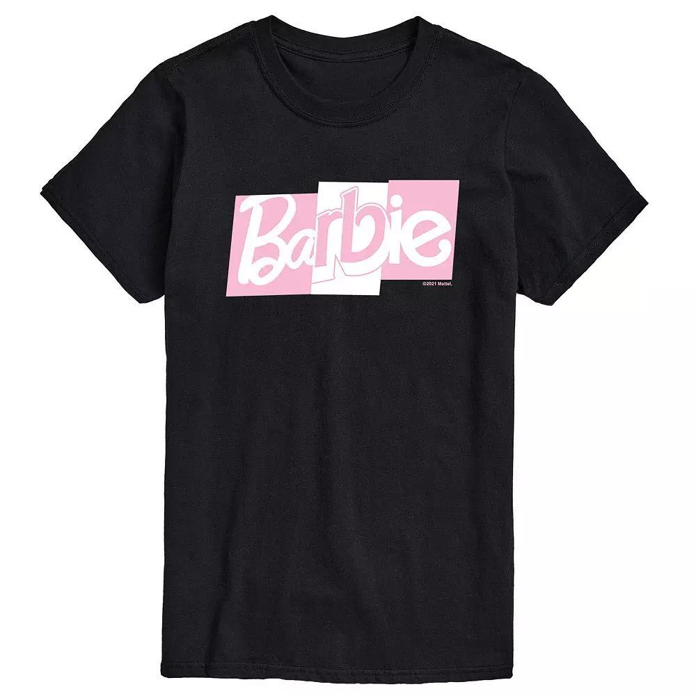 Mens Barbie Pink Logo Tee Product Image