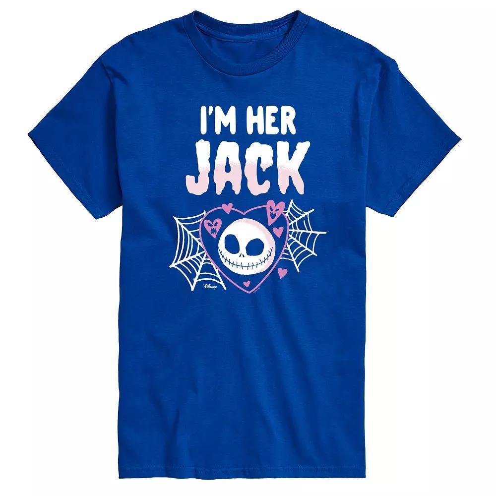 Disney's Nightmare Before Christmas Men's I'm Her Jack Graphic Tee, Size: Large, Blue Product Image