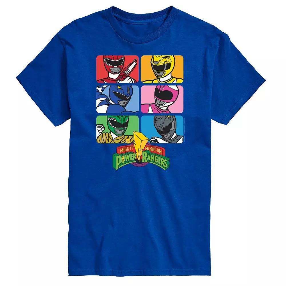 Big & Tall Power Rangers Tee, Mens Product Image