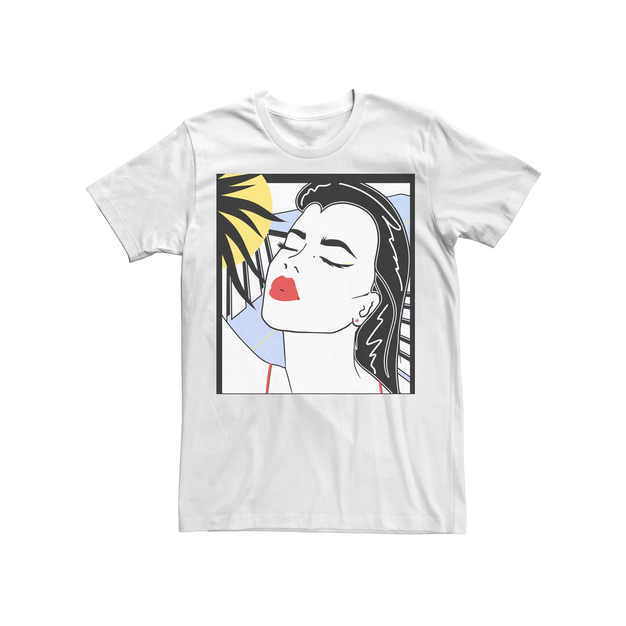 Men's Trendy Sunset Drive Tee, Size: XL, White Product Image