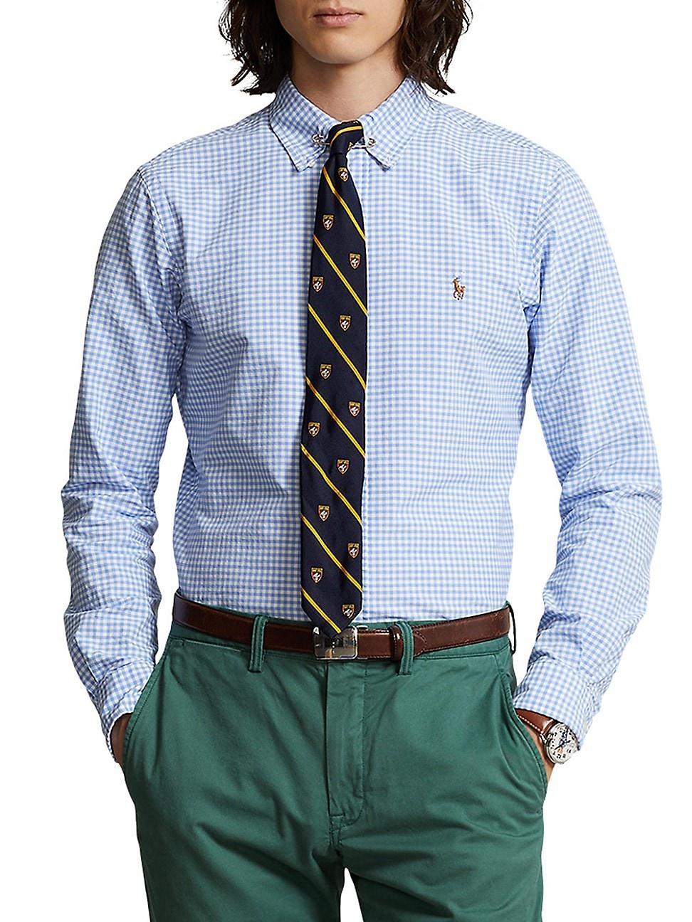 Polo Ralph Lauren Classic Fit Oxford Pine Long Sleeve Woven Shirt Product Image