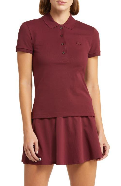 Womens Embroidered Logo Pique Polo Product Image