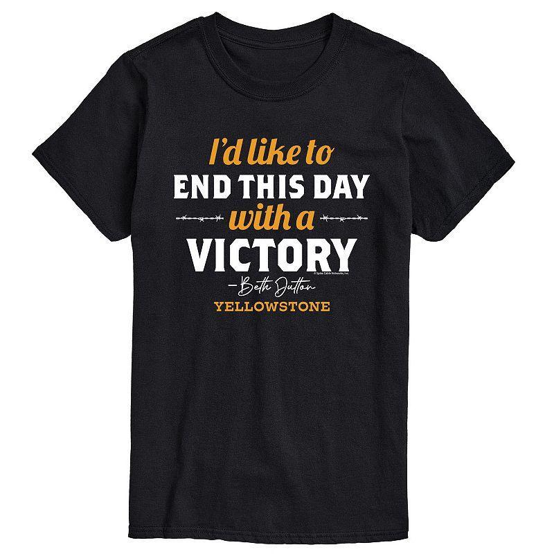 Mens Yellowstone End Day With A Victory Tee Product Image