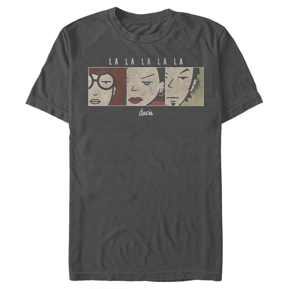Men's Daria Trio Closeups Graphic Tee, Size: XL, Grey Product Image