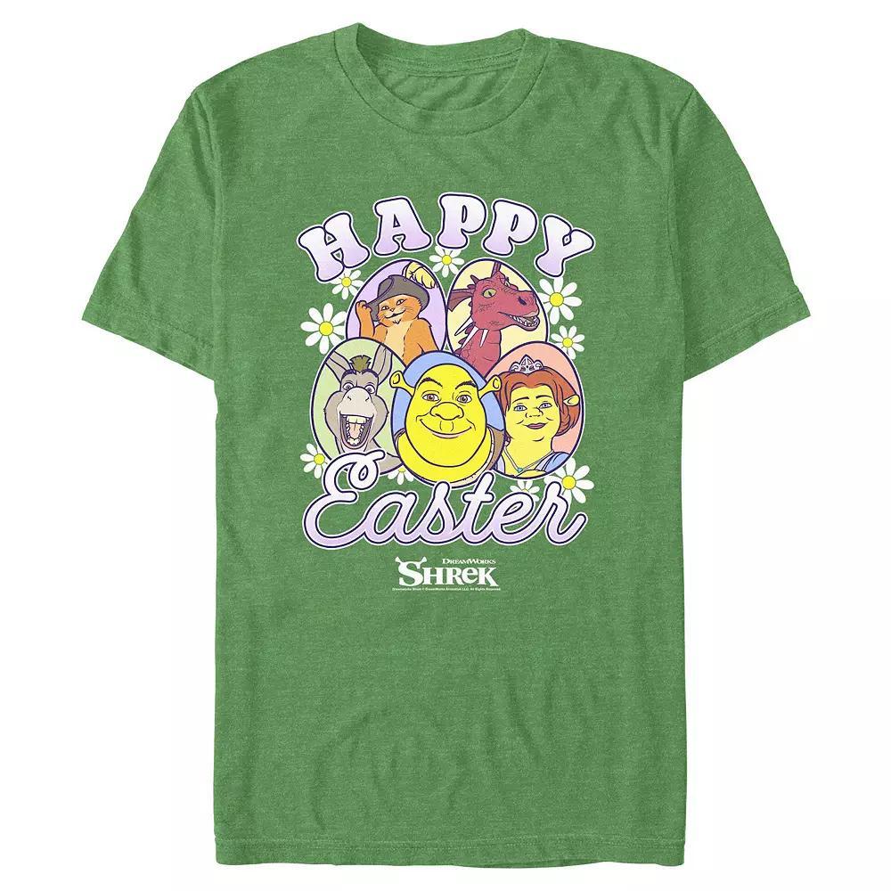 Big & Tall Shrek Happy Easter Graphic Tee, Men's, Size: 3XL, Kelly Grey Product Image