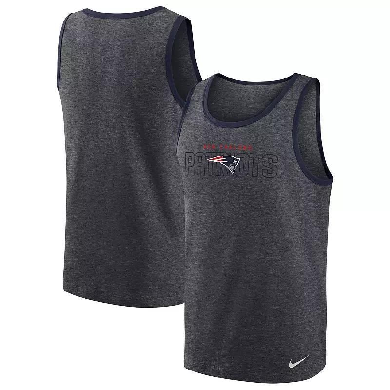 Men's Nike Heathered Charcoal Washington Commanders Tri-Blend Tank Top, Size: 2XL, Wft Charco Product Image