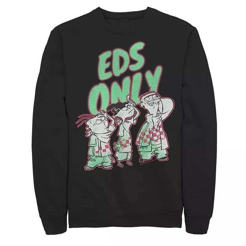 Men's Ed, Edd & Eddy Sweatshirt, Size: XXL, Black Product Image
