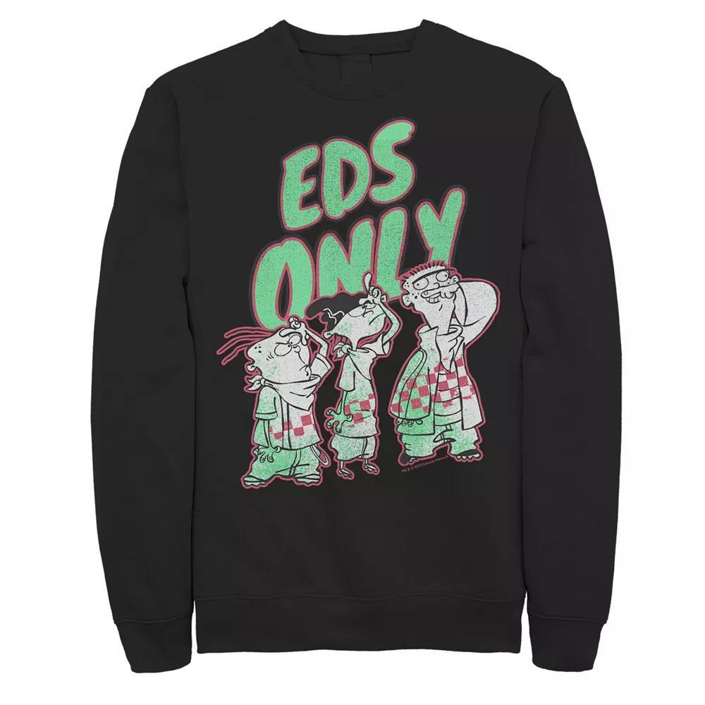 Men's Ed, Edd & Eddy Sweatshirt, Size: XXL, Black Product Image