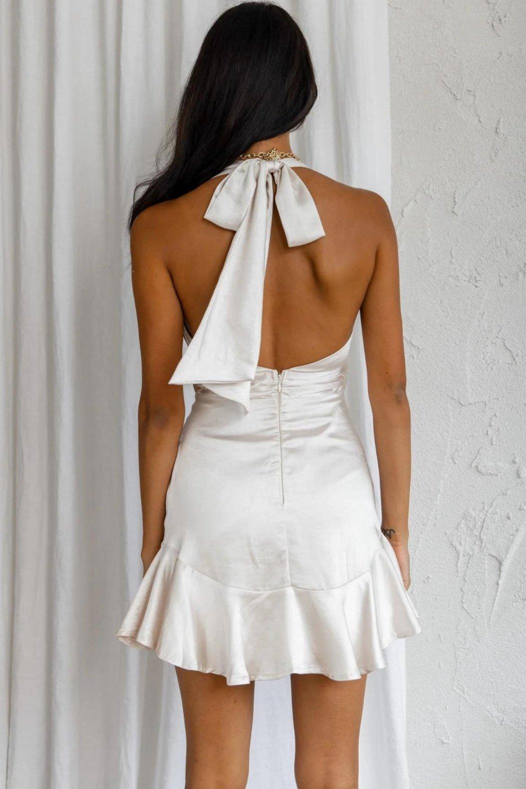 Satin Mini Dress Product Image