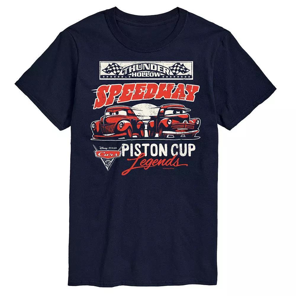 Disney / Pixar's Cars Big & Tall Thunder Hollow Graphic Tee, Men's, Size: 3XL Tall, Blue Product Image