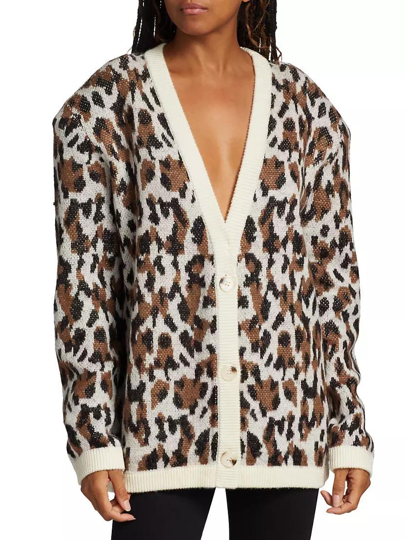 Parmida Leopard Cardigan Product Image
