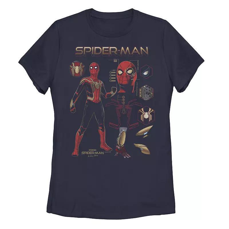 Juniors' Marvel Teachers Are Super Heroes In Disguise Iron Man Tee, Girl's, Size: Large, Red Product Image