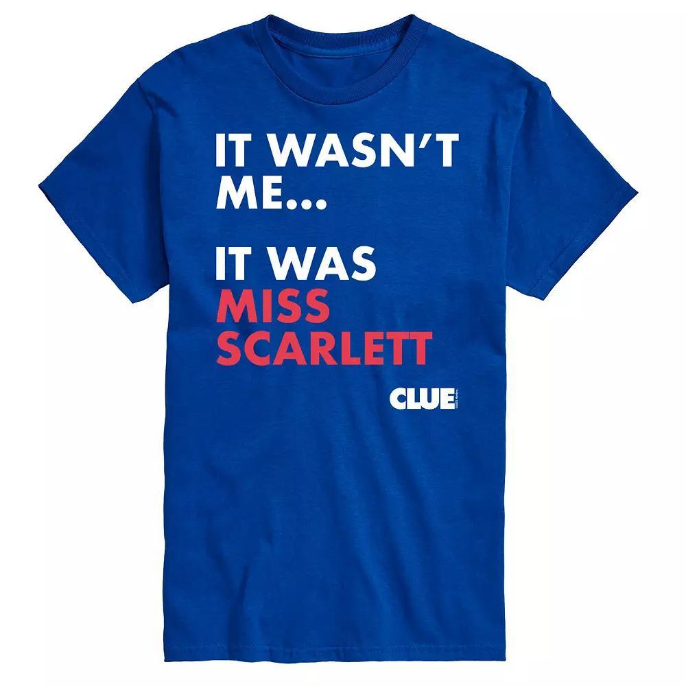 Mens Clue It Was Miss Scarlett Graphic Tee Product Image
