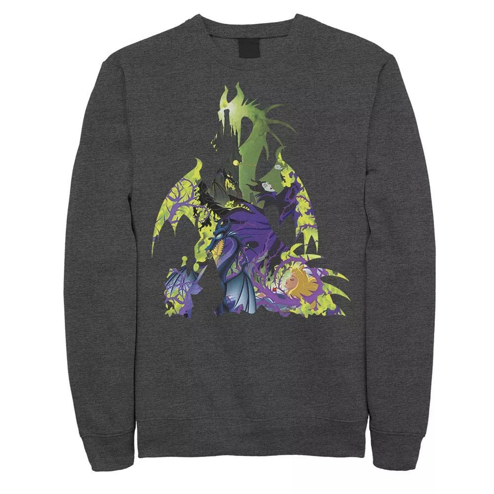Men's Marvel Captain Marvel Bold Neon Sweatshirt, Size: XL, Black Product Image