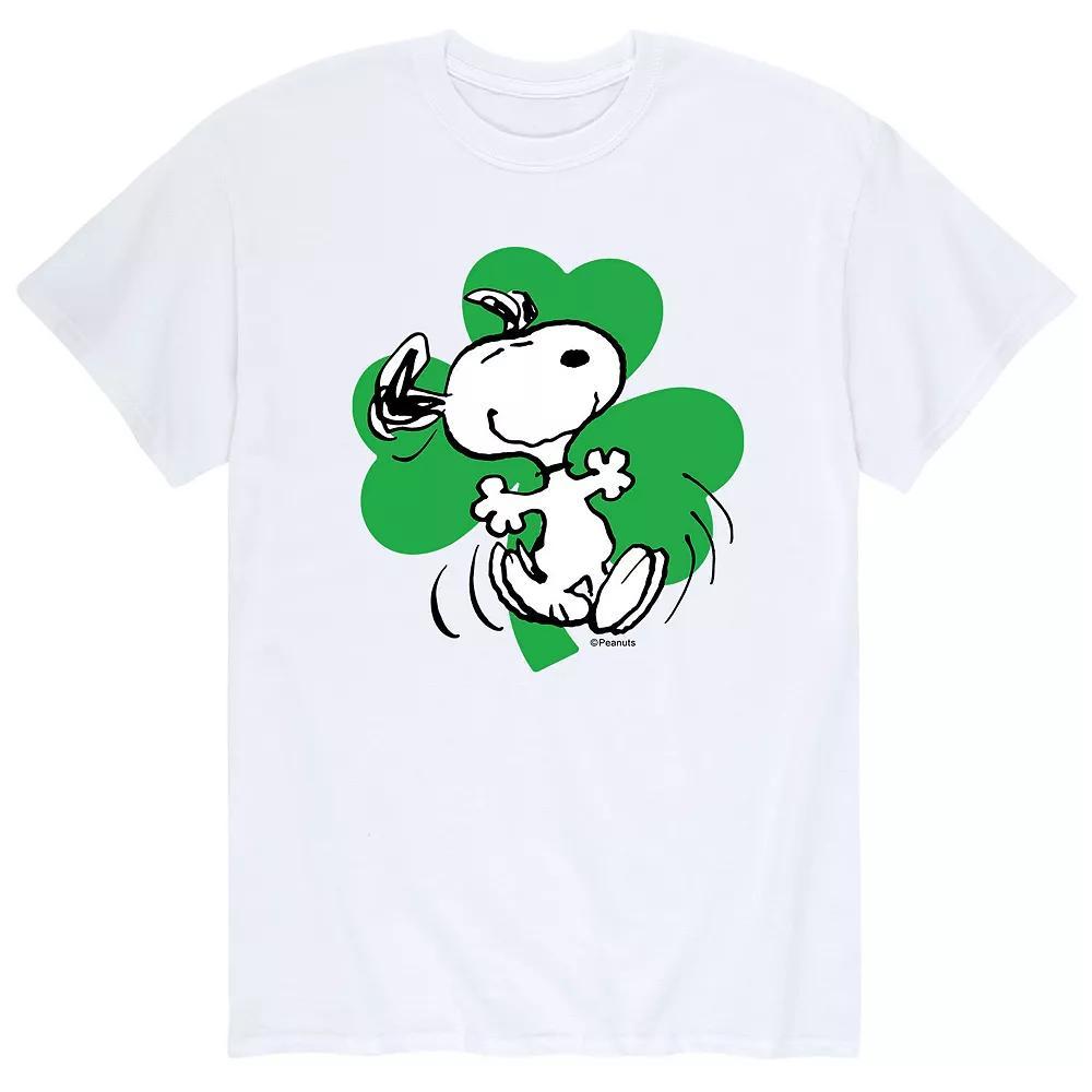 Mens Peanuts Dancing Snoopy St. Patricks Day Tee Product Image