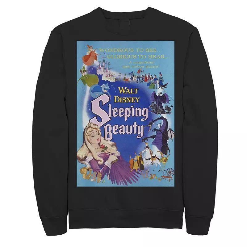 Disney's Sleeping Beauty Men's Vintage Movie Poster Sweatshirt, Size: 3XL, Black Product Image