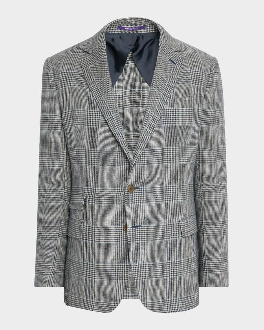 Mens Kent Glen Plaid Linen Sport Coat Product Image