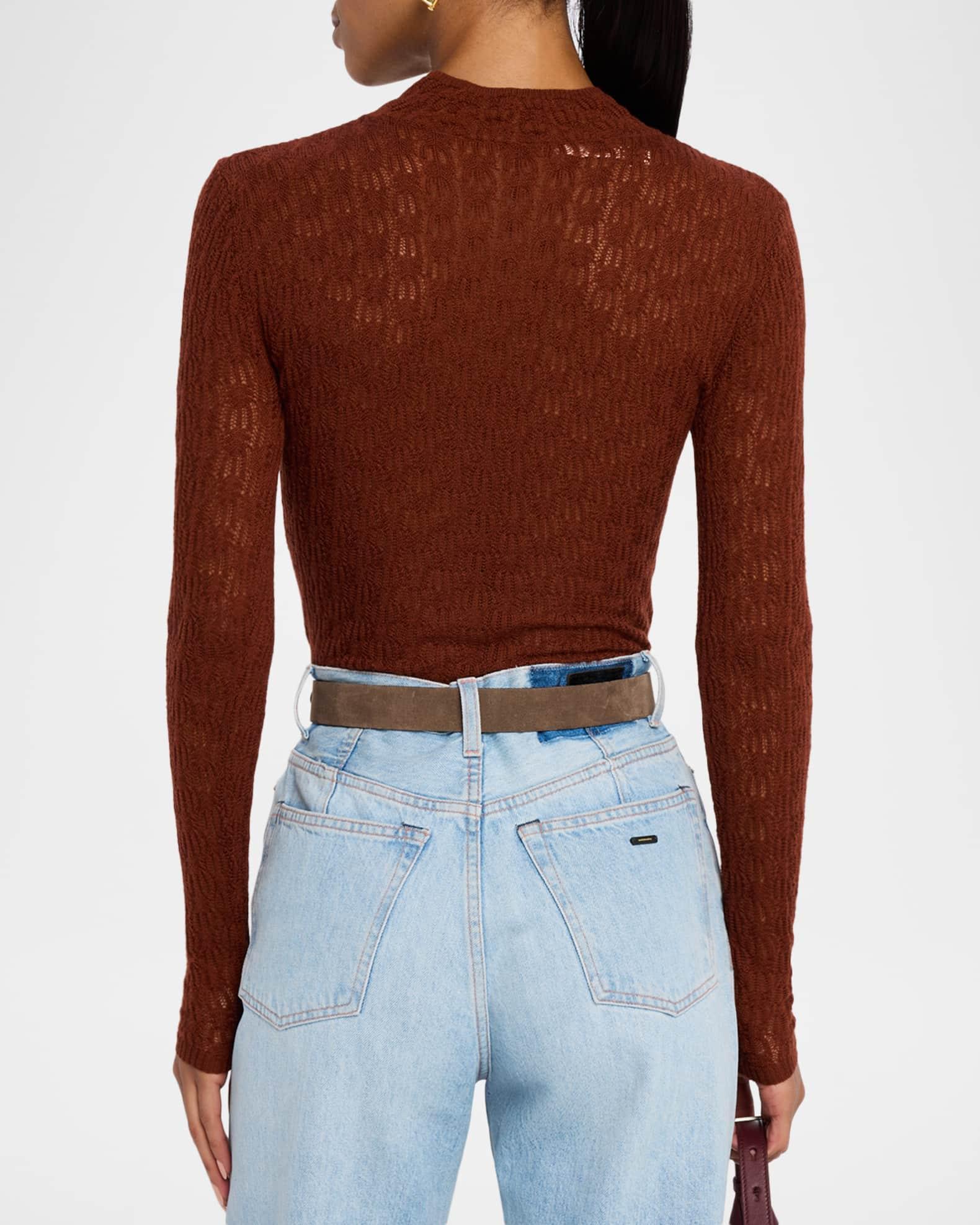 Rhea Knit Mock-Neck Top Product Image