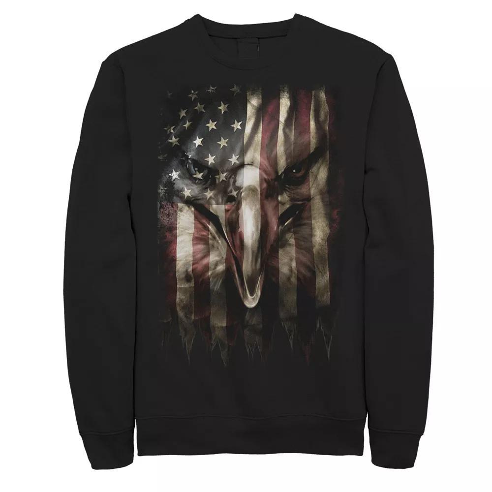 Mens Marvel Captain America Action Pose Sweatshirt Product Image