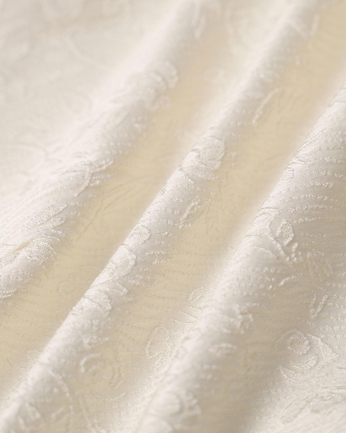 White Jacquard Shorts Product Image