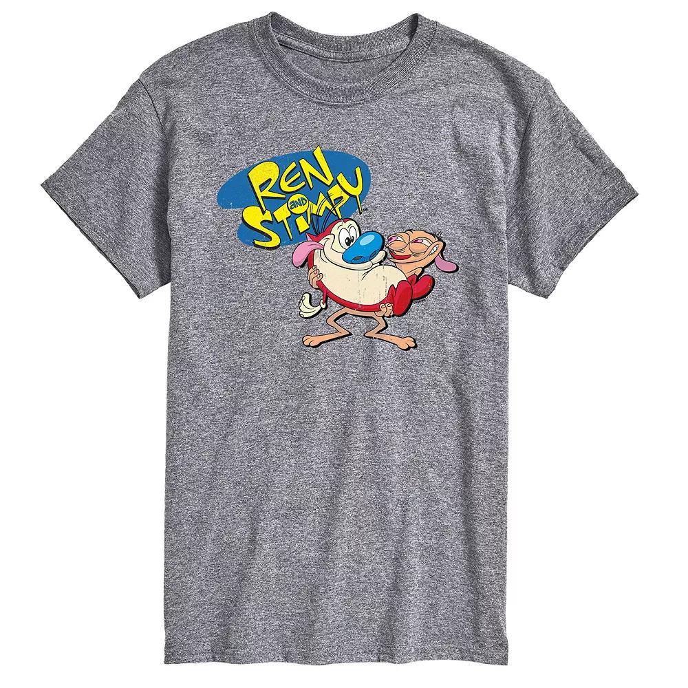 Mens Ren & Stimpy Holding Ren Tee Product Image