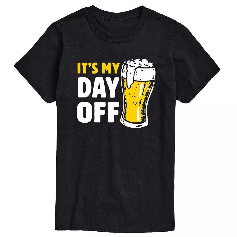 Big & Tall It's My Day Off Graphic Tee, Men's, Size: XXL Tall, Black Product Image