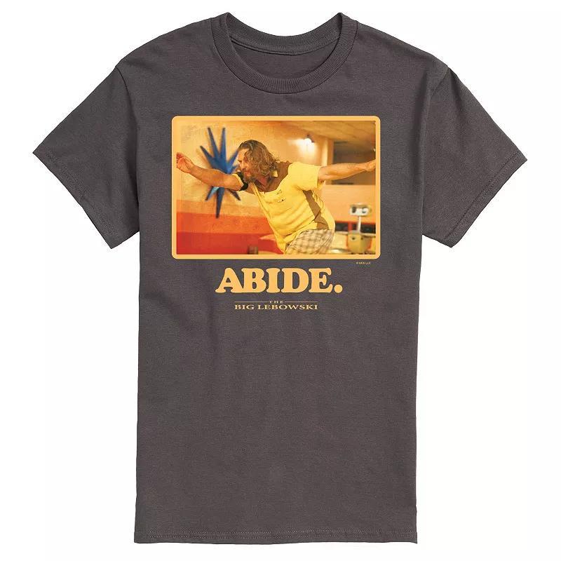 Mens The Big Lebowski Abide Tee Grey Product Image