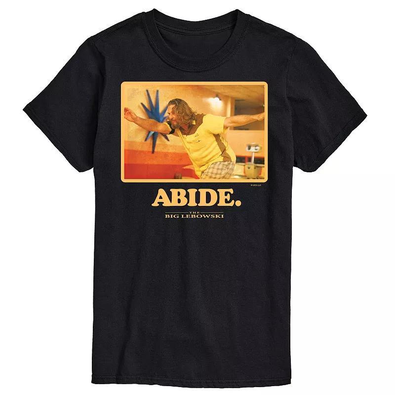 Mens The Big Lebowski Abide Tee Grey Product Image