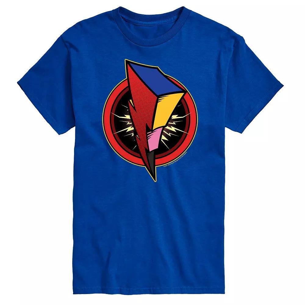 Big & Tall Power Rangers Bolt Logo Tee, Mens Product Image