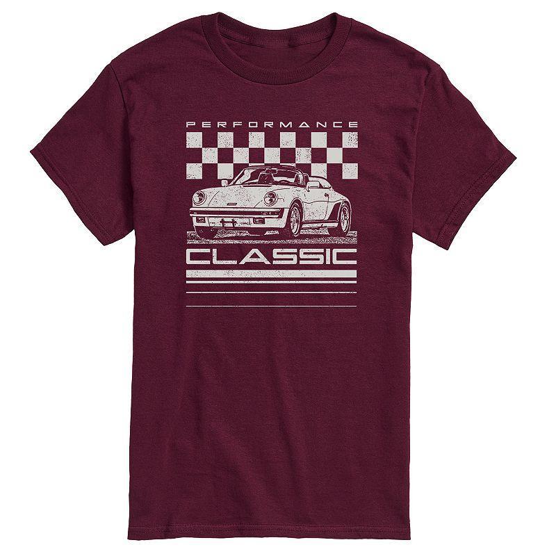 Big & Tall Performance Classic Car Graphic Tee, Men's, Size: XL Tall, Black Product Image
