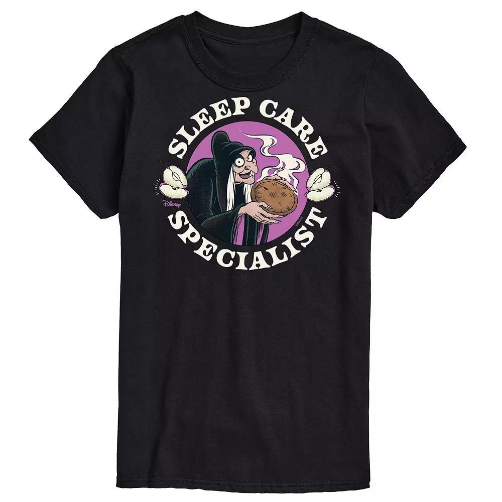 Disney Villains Evil Queen Mens Sleep Care Specialist Graphic Tee Product Image