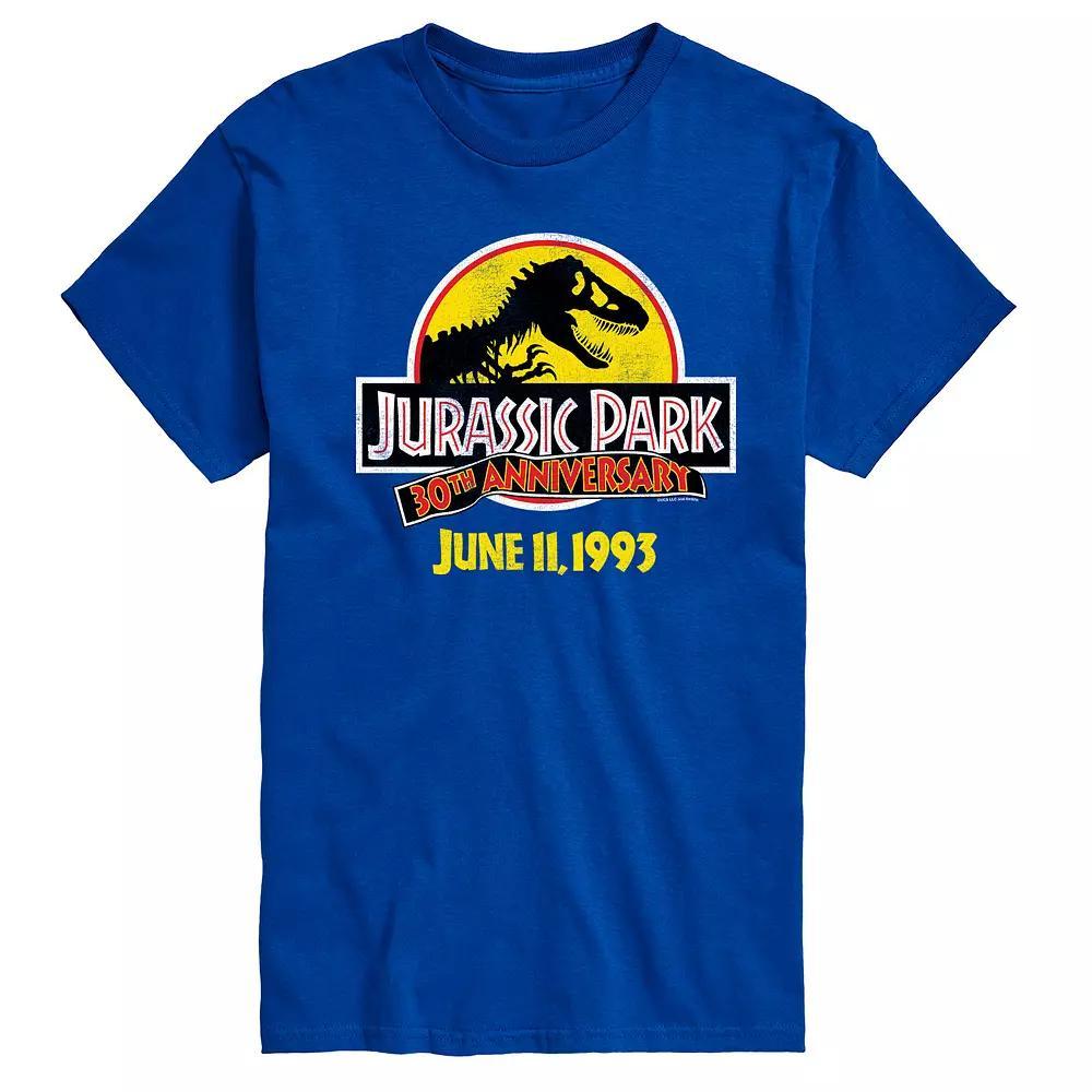 Men's Jurassic World Jurassic Park 30th Logo Graphic Tee, Size: XL, Black Product Image