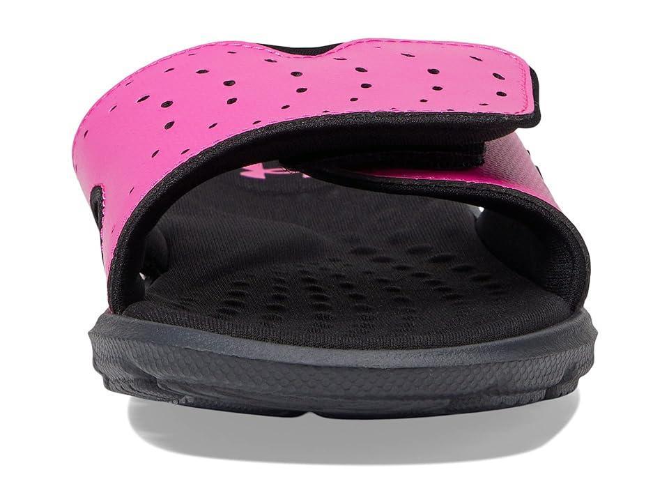 Under Armour Girls Under Armour Ignite VII Slides - Girls Grade School Shoes Black/Pink/Black Product Image