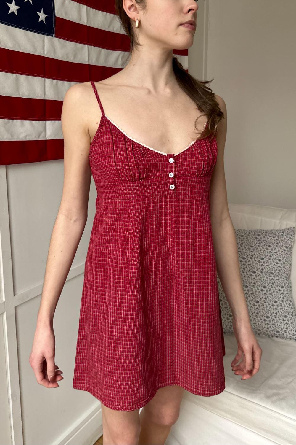 Arianna Plaid Dress Product Image