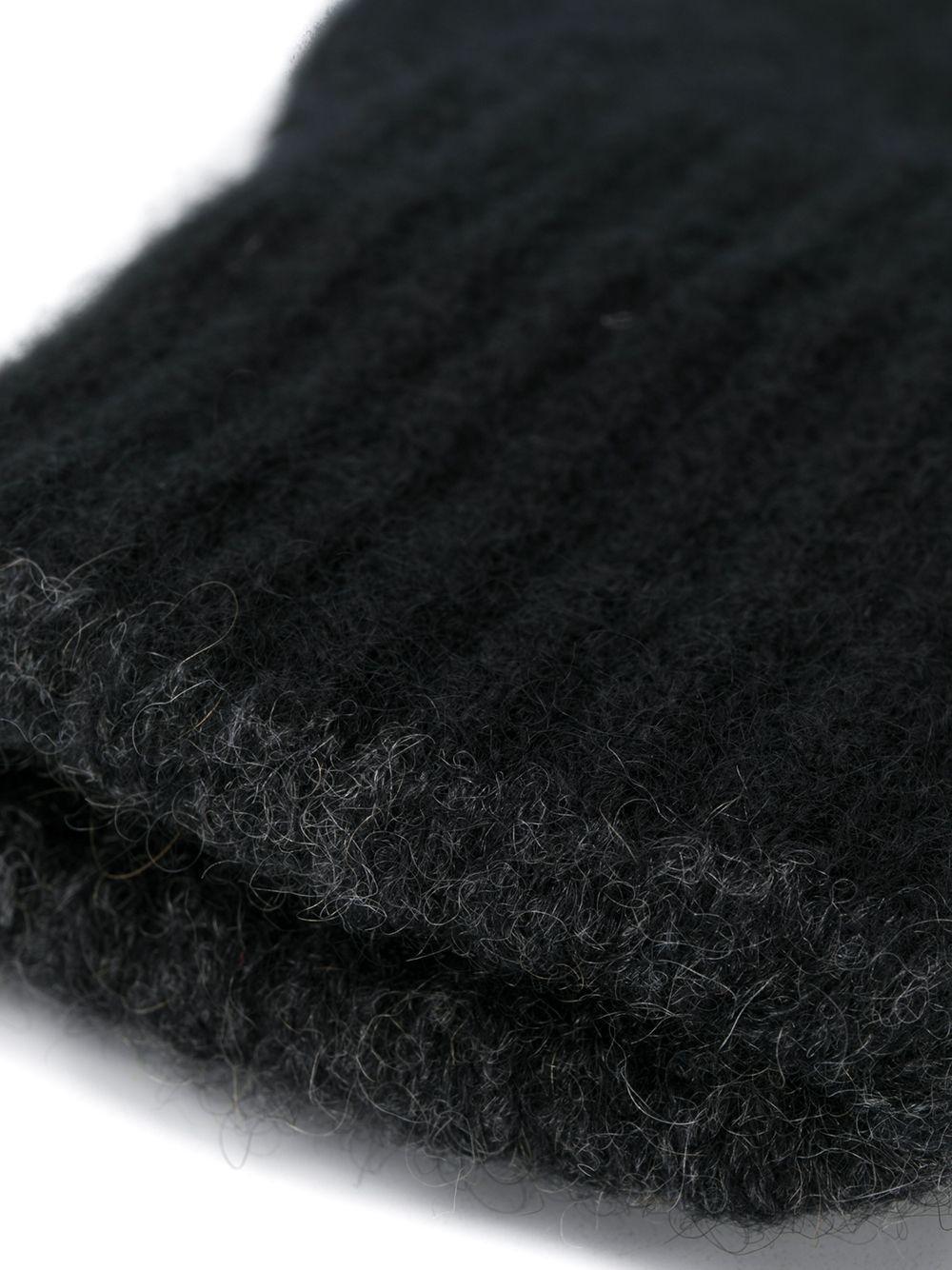 gloves with ribbed details Product Image