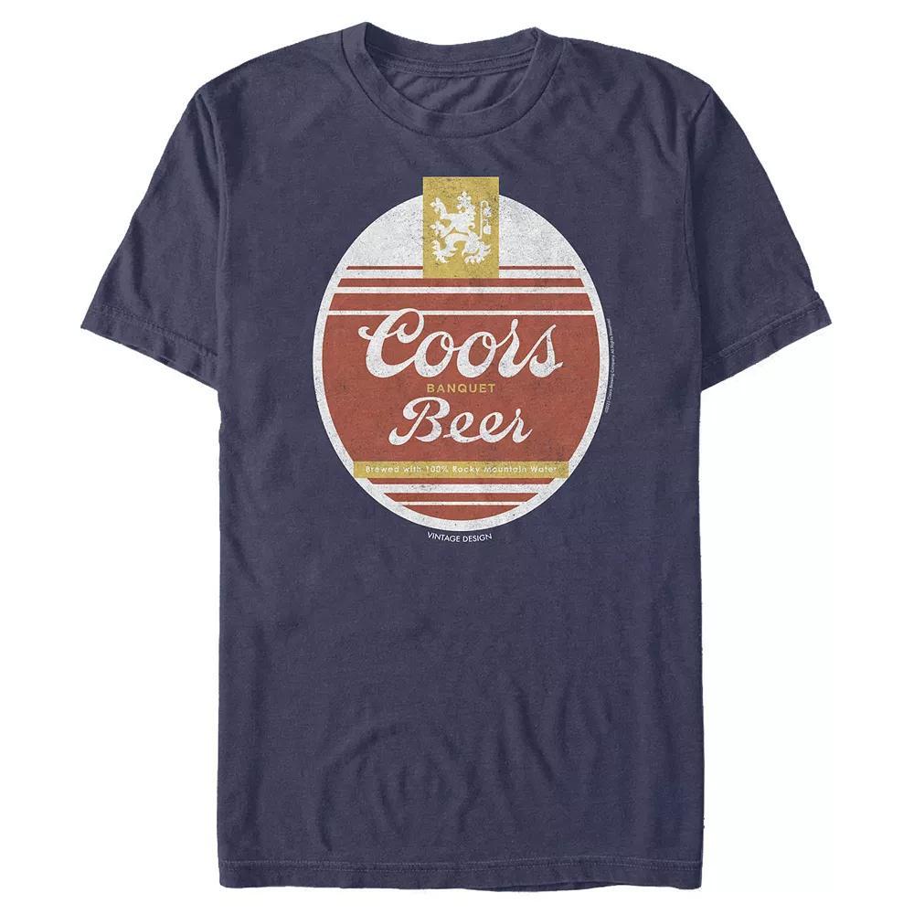 Men's Coors Light Oval Logo Graphic Tee, Size: Large, Blue Product Image
