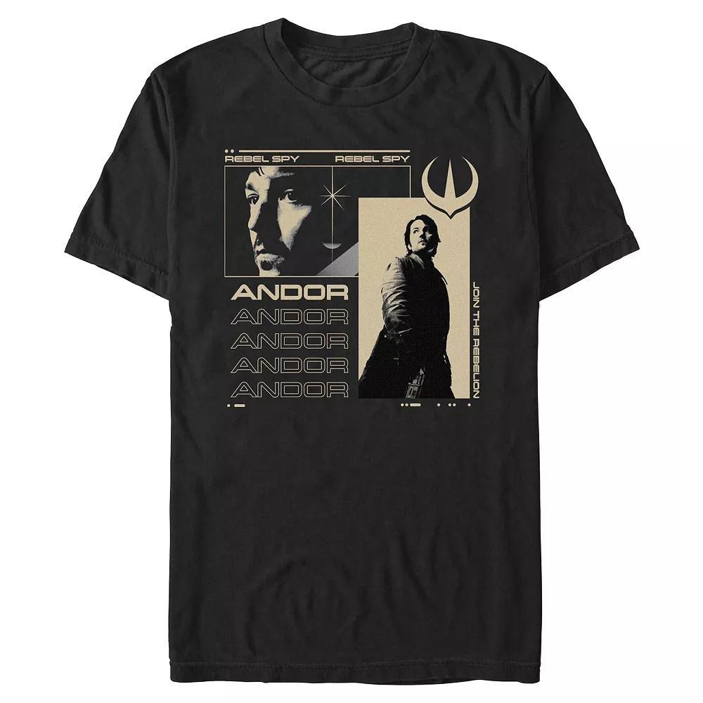 Big & Tall Star Wars Andor Rebel Spy Graphic Tee, Men's, Size: 3XL, Black Product Image