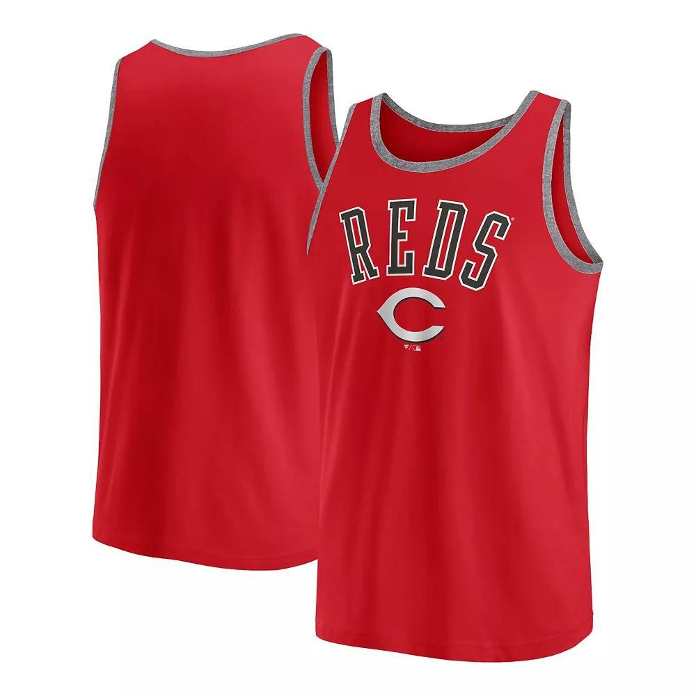Men's Fanatics Red Cincinnati Reds Bet Tank Top, Size: Large, Red Red Product Image