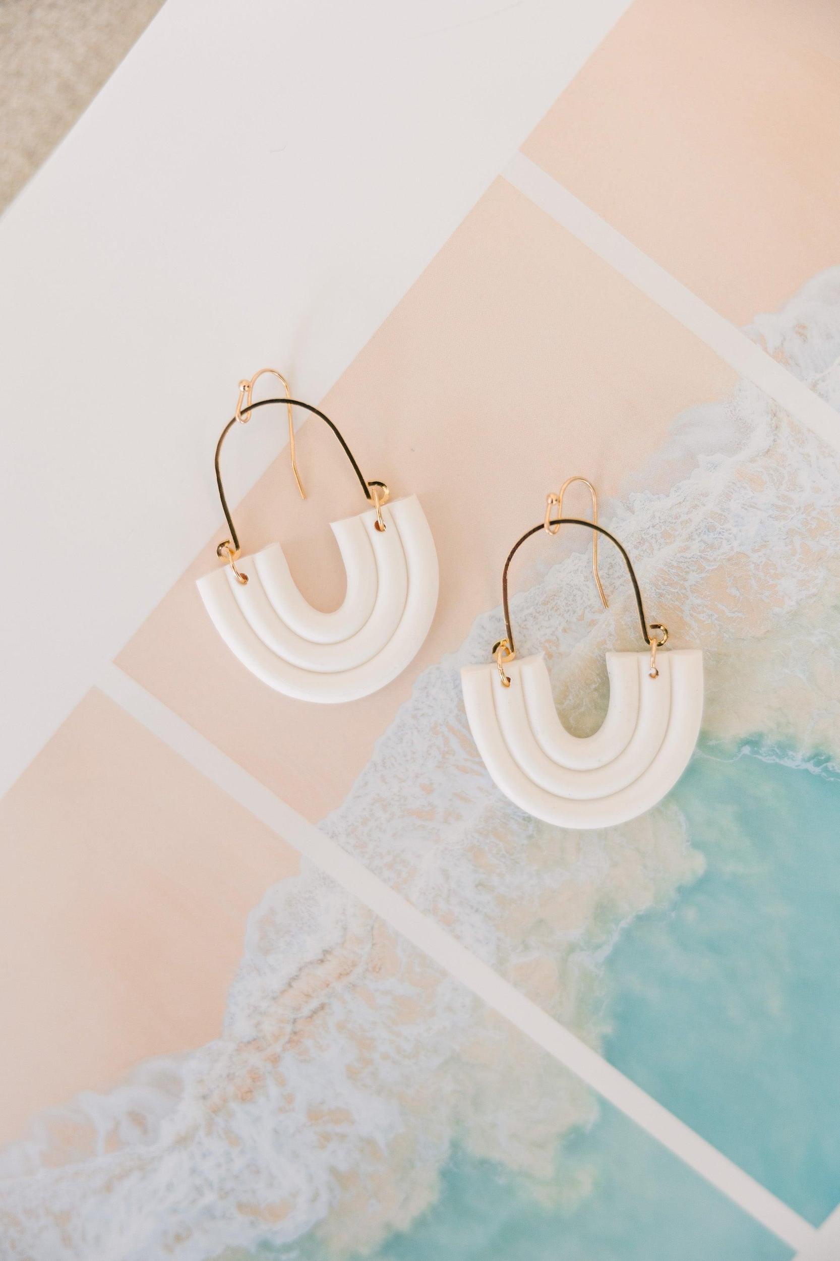 It's Your Turn White Earrings Female Product Image